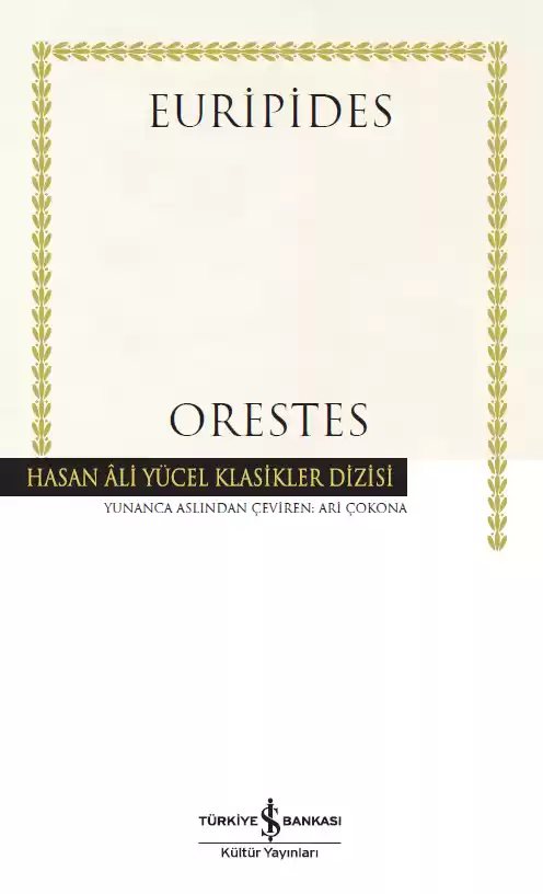 Cover of Orestes – Ciltli