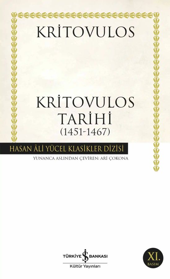 Cover of Kritovulos Tarihi (1451-1467)