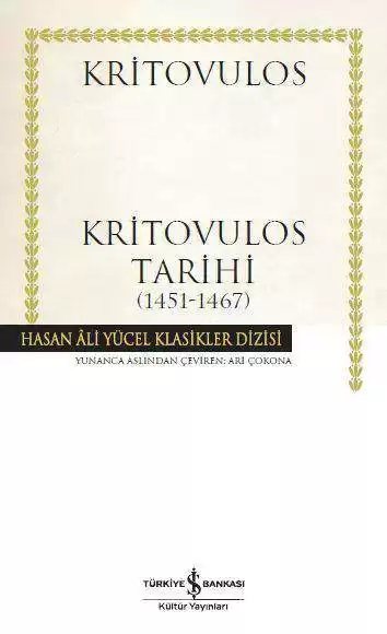 Cover of Kritovulos Tarihi (1451-1467) – Ciltli