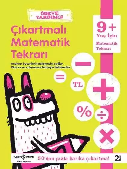 Cover of Ödeve Yardımcı Çıkartmalı Matematik Tekrarı 9+