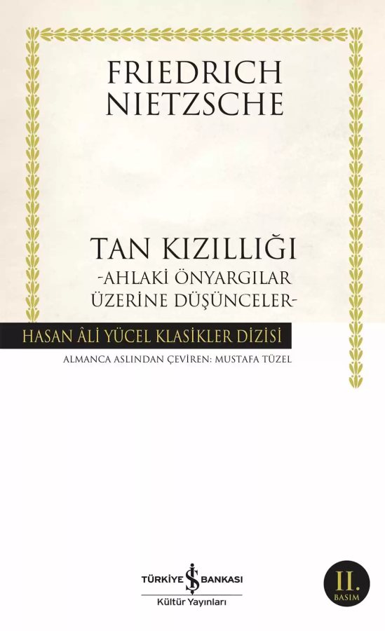 Cover of Tan Kızıllığı –Ahlaki Önyargılar Üzerine Düşünceler-