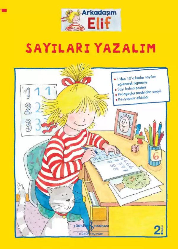 Cover of Arkadaşım Elif – Sayıları Yazalım