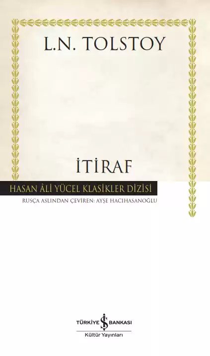 Cover of İtiraf – Ciltli