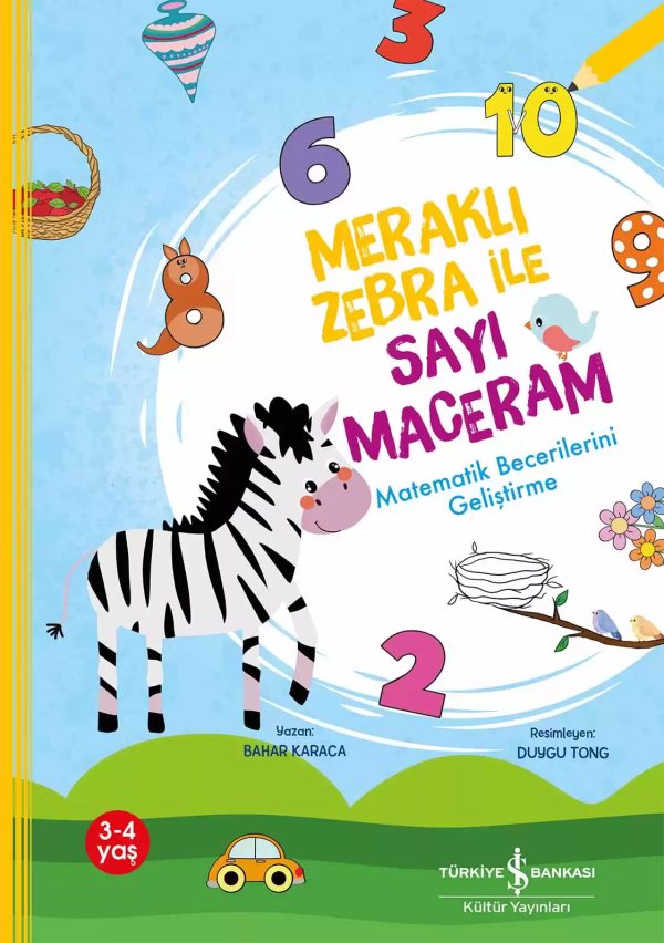 Cover of Meraklı Zebra ile Sayı Maceram – Matematik Becerilerini Geliştirme