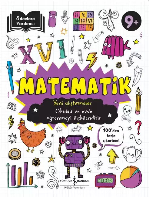 Cover of Ödevlere Yardımcı Matematik 9+ Yeni Alıştırmalar