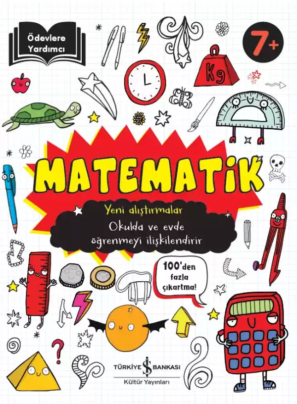 Cover of Ödevlere Yardımcı Matematik 7+ Yeni Alıştırmalar