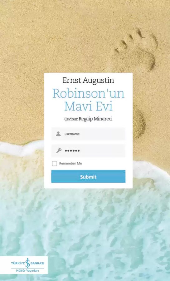 Cover of Robinson’un Mavi Evi