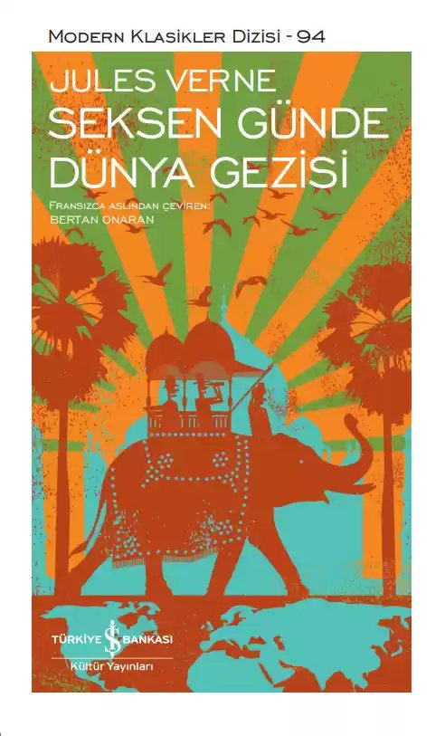 Cover of Seksen Günde Dünya Gezisi – Sert Kapak