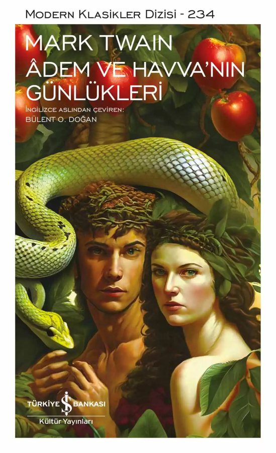 Cover of Âdem ve Havva’nın Günlükleri – Sert Kapak