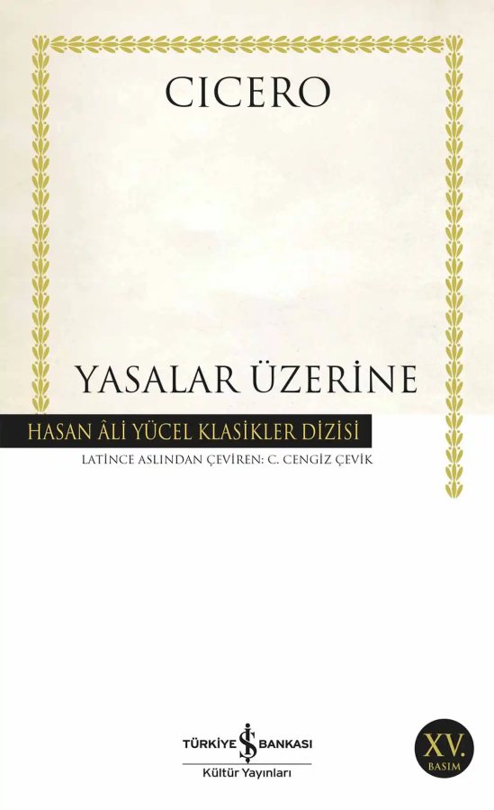 Cover of Yasalar Üzerine