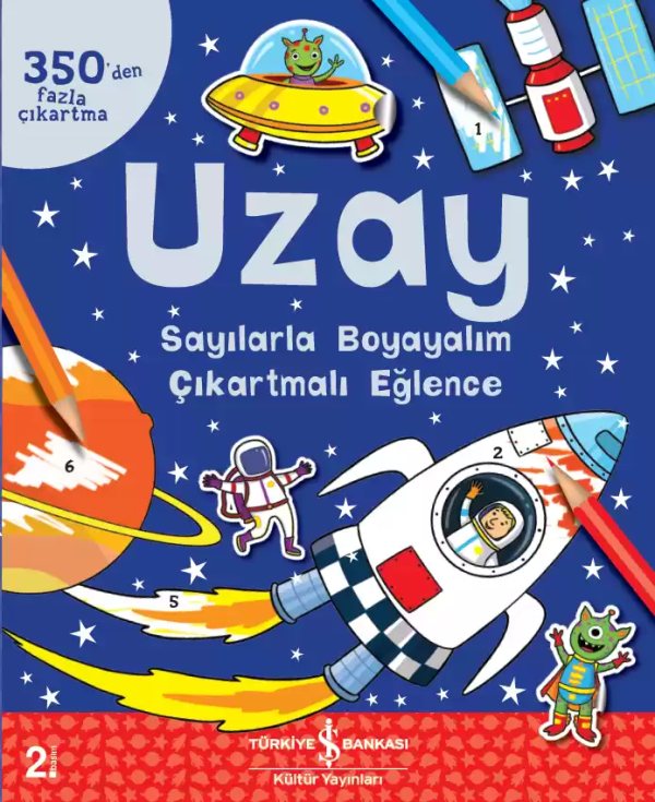 Cover of Uzay Sayılarla Boyayalım – Çıkartmalı Eğlence