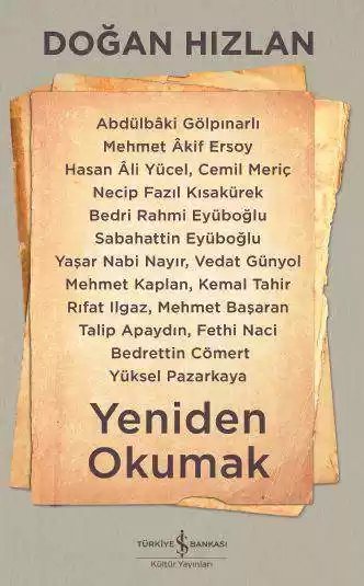 Cover of Yeniden Okumak