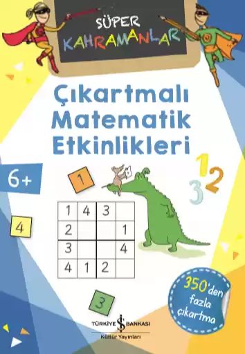 Cover of Çıkartmalı Matematik Etkinlikleri – Süper Kahramanlar