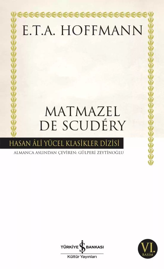 Cover of Matmazel De Scudéry