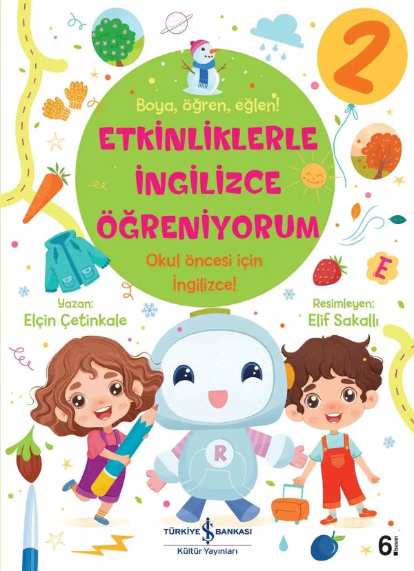 Cover of Etkinliklerle İngilizce Öğreniyorum – 2