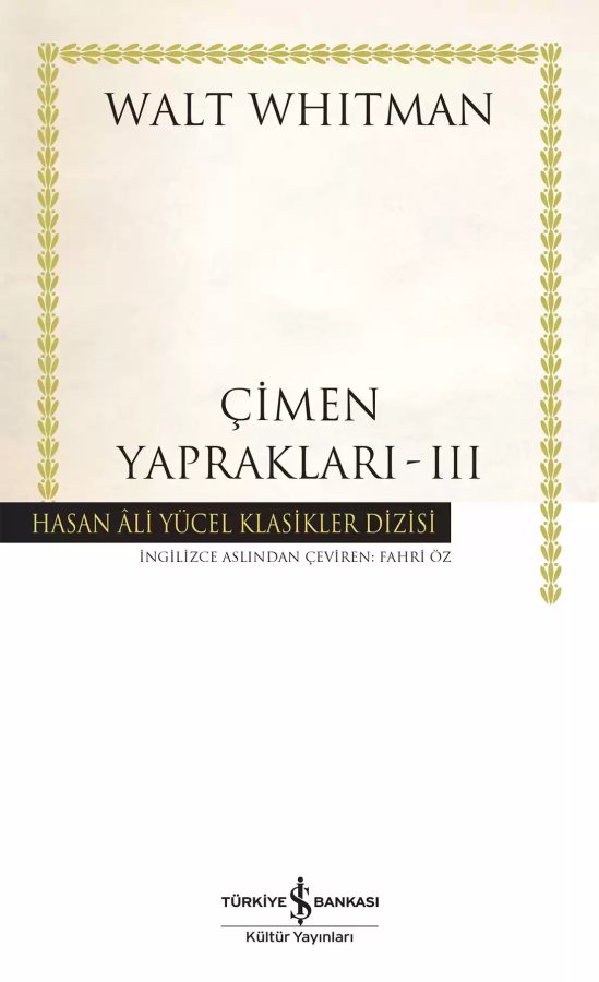 Cover of Çimen Yaprakları – III – Ciltli