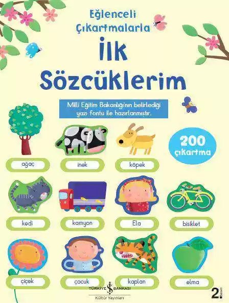 Cover of Eğlenceli Çıkartmalarla İlk Sözcüklerim