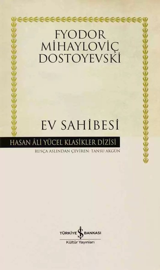 Cover of Ev Sahibesi – Ciltli