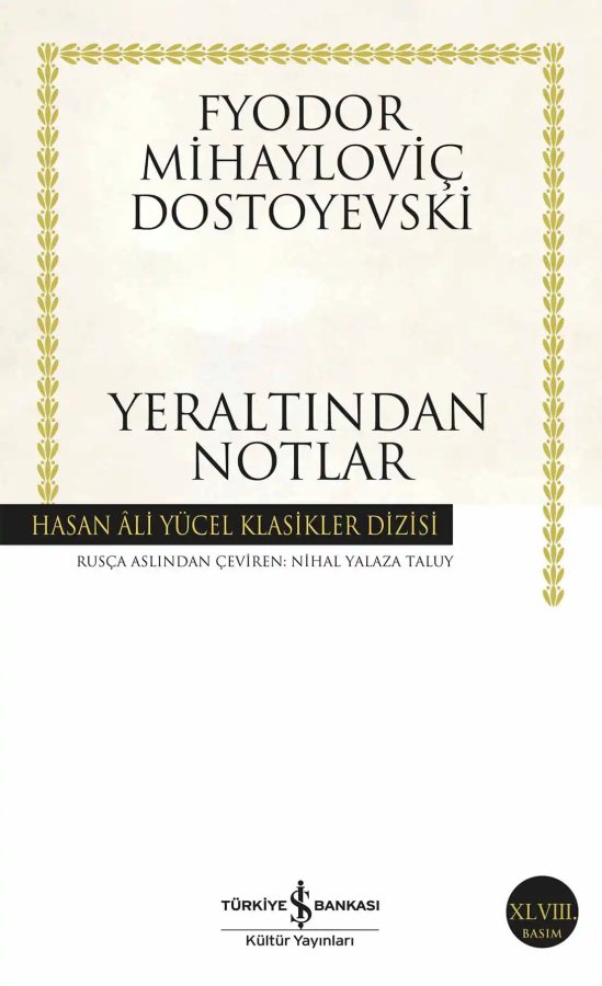 Cover of Yeraltından Notlar