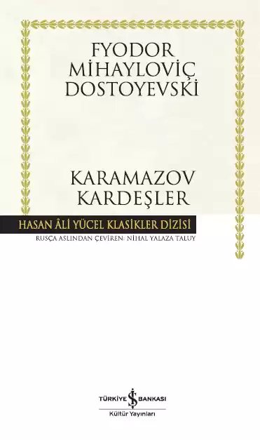 Cover of Karamazov Kardeşler – Ciltli