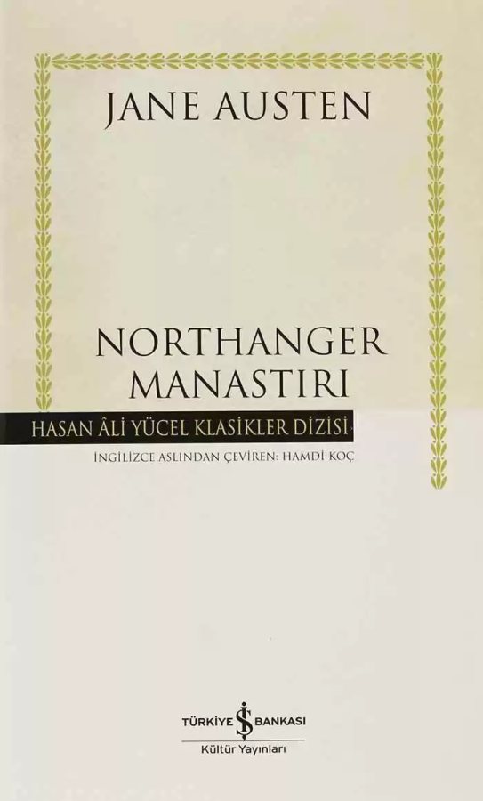 Cover of Northanger Manastırı – Ciltli