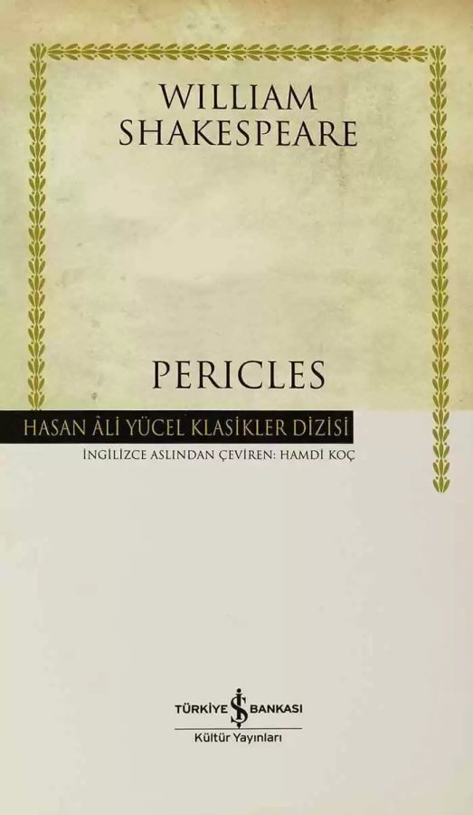 Cover of Pericles – Ciltli