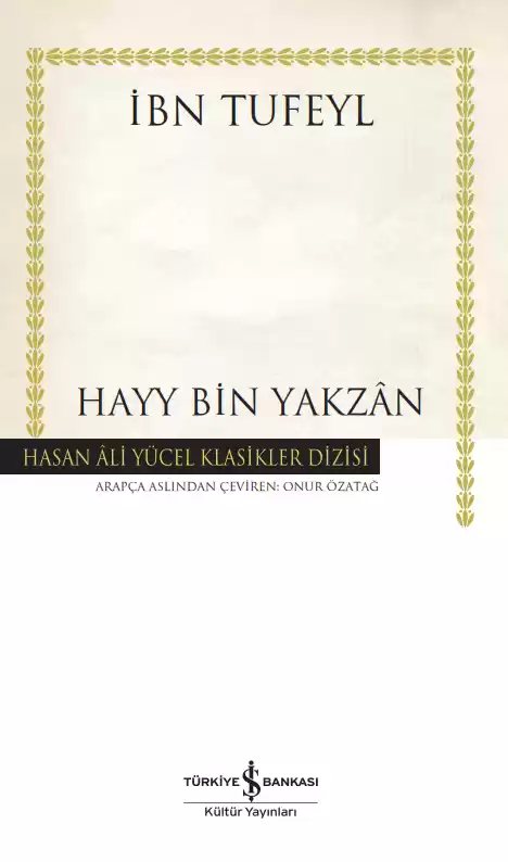 Cover of Hayy Bin Yakzân – Ciltli