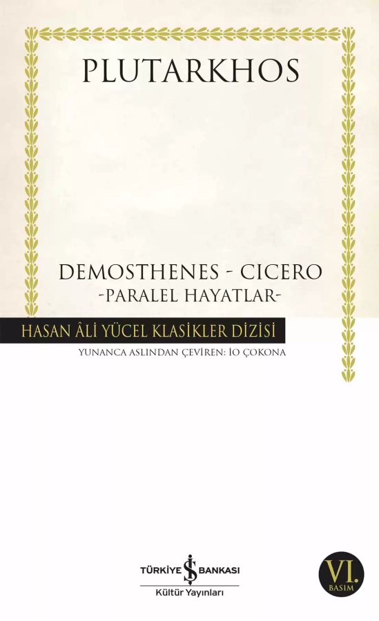 Cover of Paralel Hayatlar – Demosthenes – Cicero