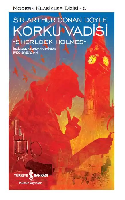 Cover of Korku Vadisi -Sherlock Holmes- Sert Kapak