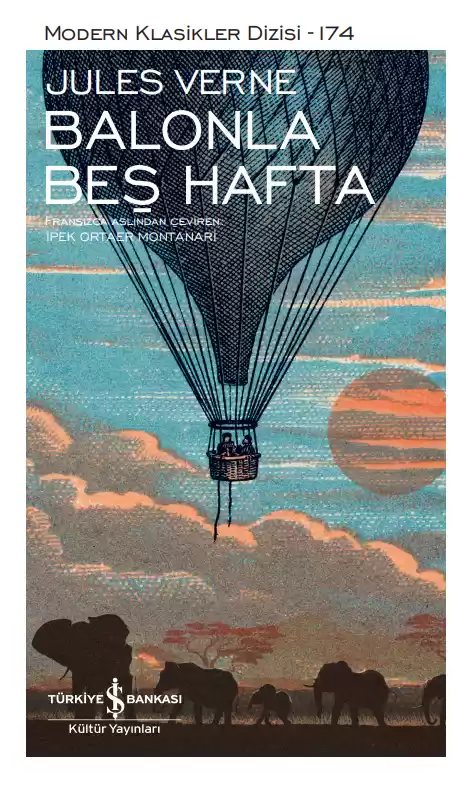 Cover of Balonla Beş Hafta – Sert Kapak