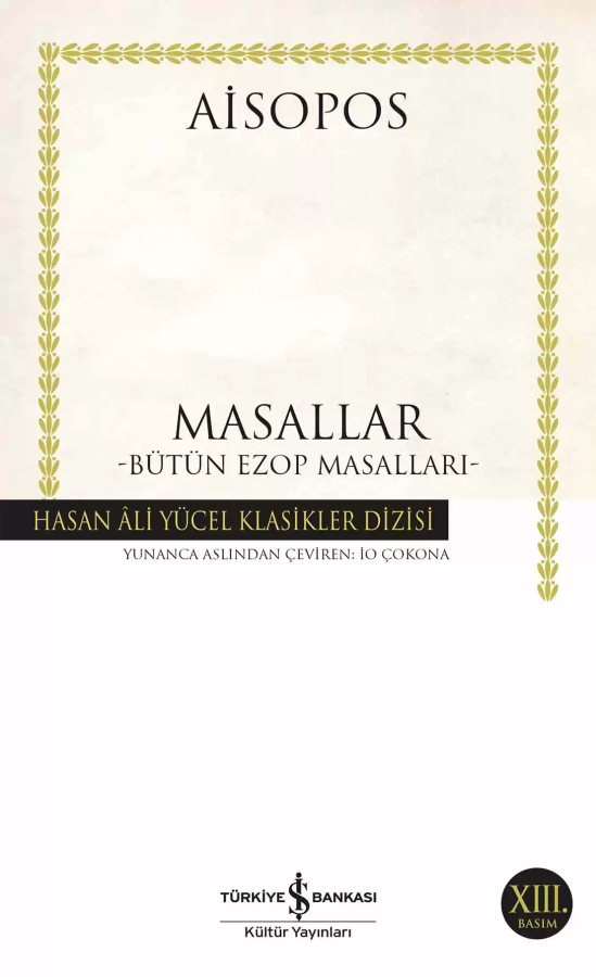 Cover of Masallar -Bütün Ezop Masalları-