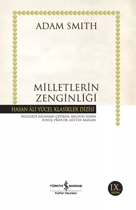 Cover of Milletlerin Zenginliği – Ciltli
