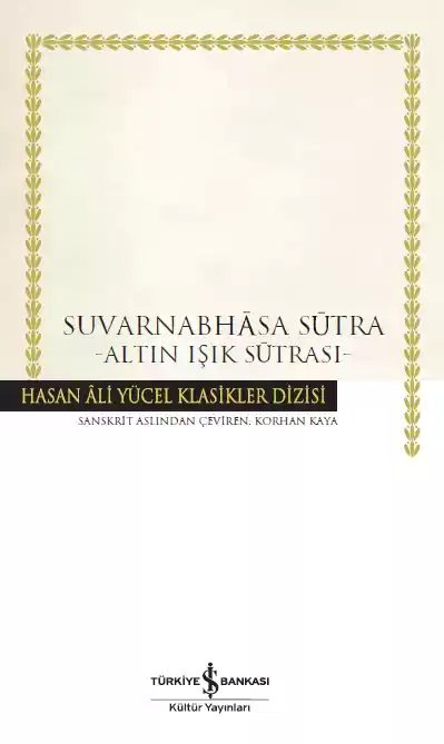 Cover of Suvarnabhasa Sutra – Altın Işık Sutrası -Ciltli