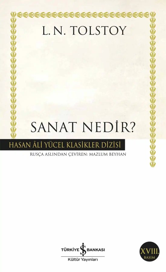 Cover of Sanat Nedir?