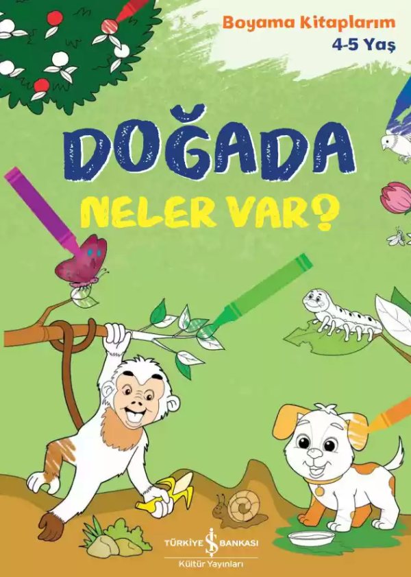 Cover of Doğada Neler Var? – Boyama Kitaplarım 4-5 yaş