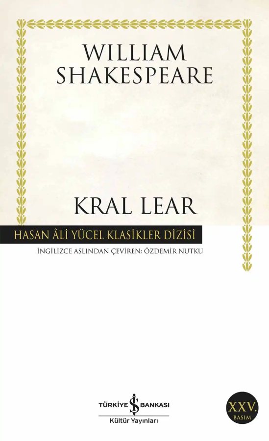 Cover of Kral Lear