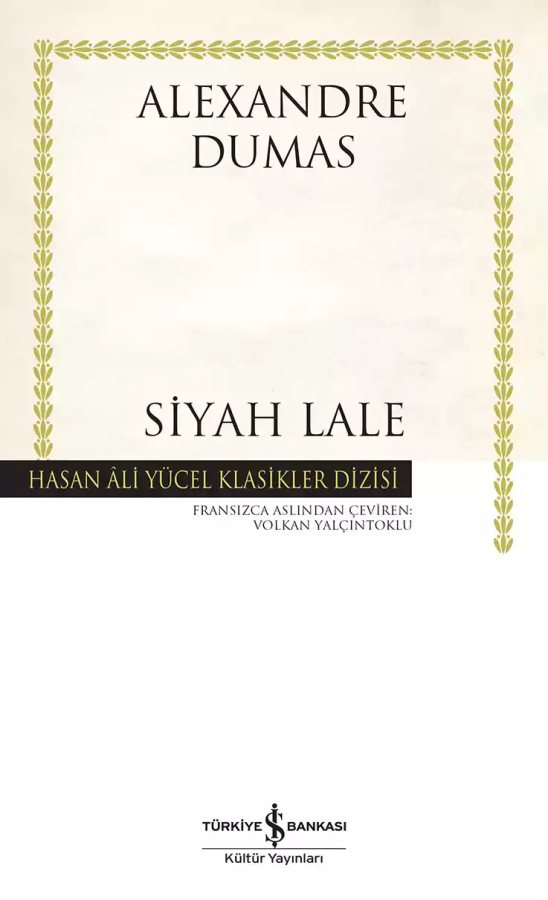 Cover of Siyah Lale – Ciltli
