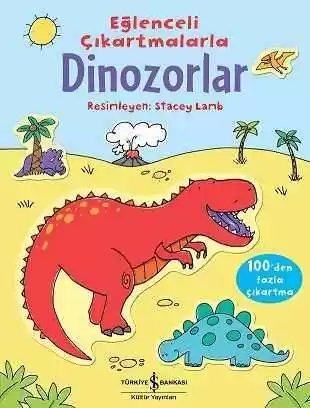 Cover of Eğlenceli Çıkartmalarla Dinozorlar
