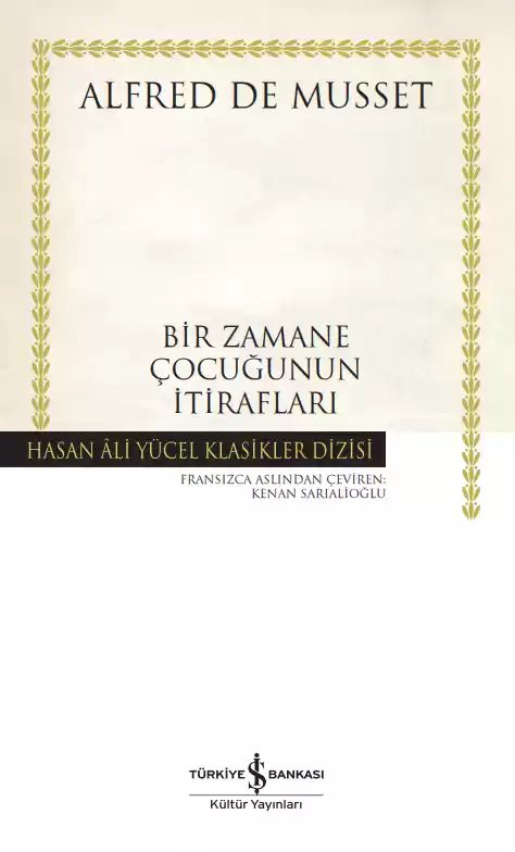 Cover of Bir Zamane Çocuğunun İtirafları – Ciltli