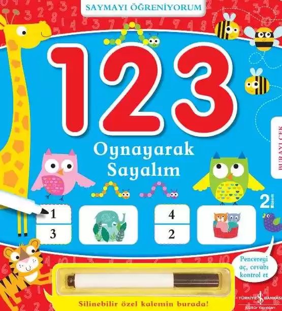 Cover of Saymayı Öğreniyorum 1 2 3 Oynayarak Sayalım